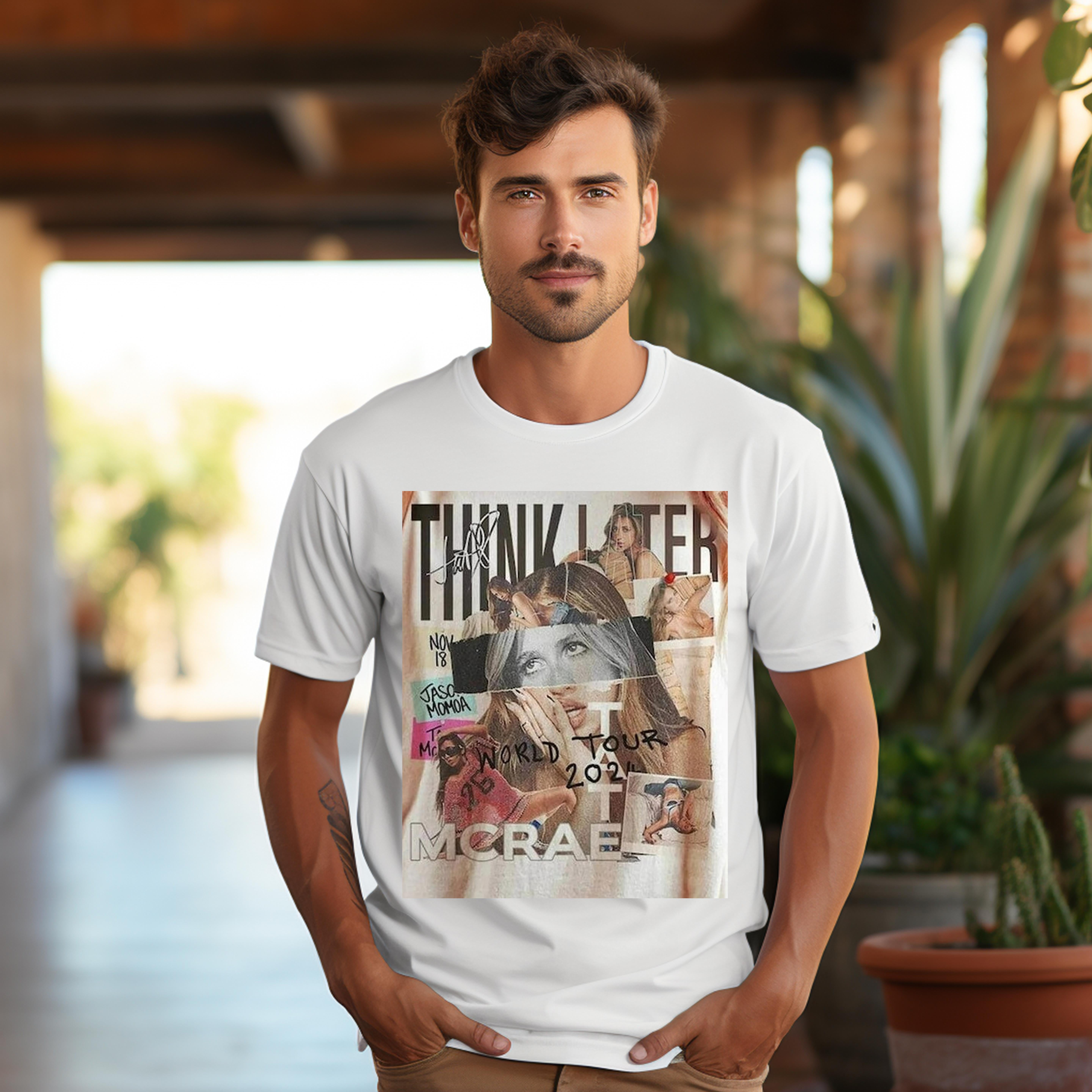 Tate Mcrae Shirt, Think Later World Tour 2025 Unisex Tee SHIRT Tops