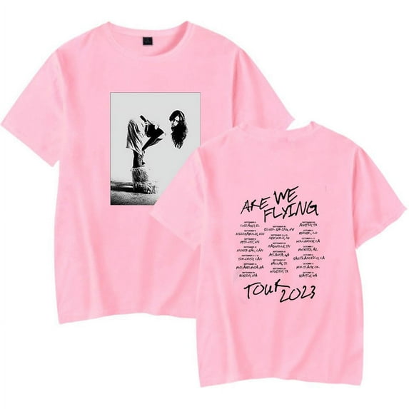 Tate Mcrae T-shirt Are We Flying Tour Tee Women Men Casual Short Sleeve Shirt Tour Merch
