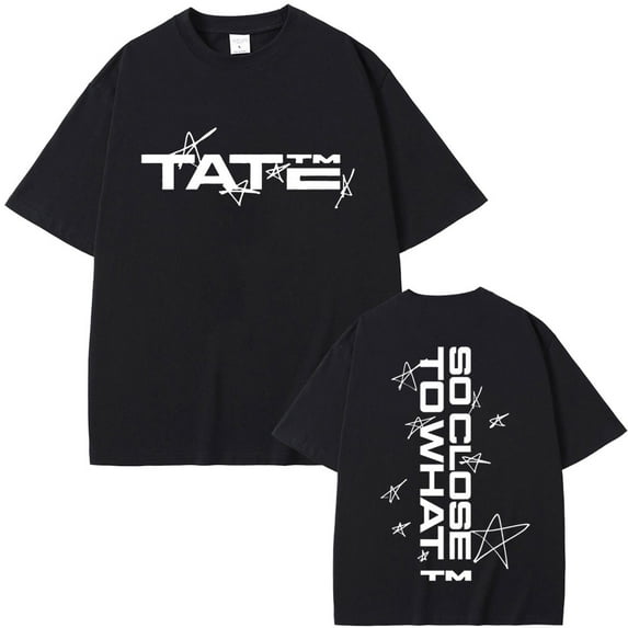 Tate Mcrae T8 Graphic T Shirt Men Women Fashion Vintage Trend T-shirt Summer Men Casual Boy Crewneck Short Sleeve