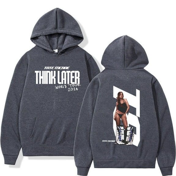 Tate Mcrae The Think Later World Tour 2025 Hoodies Men Women Fashion Vintage Sweatshirts Harajuku Long Sleeve Oversized Pullover