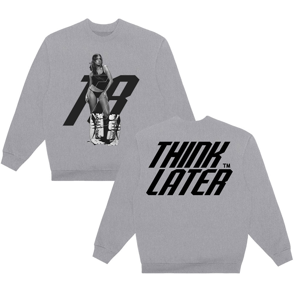 Tate Mcrae Think Later Album Logo Merch Longsleeve Crewneck Hoodie