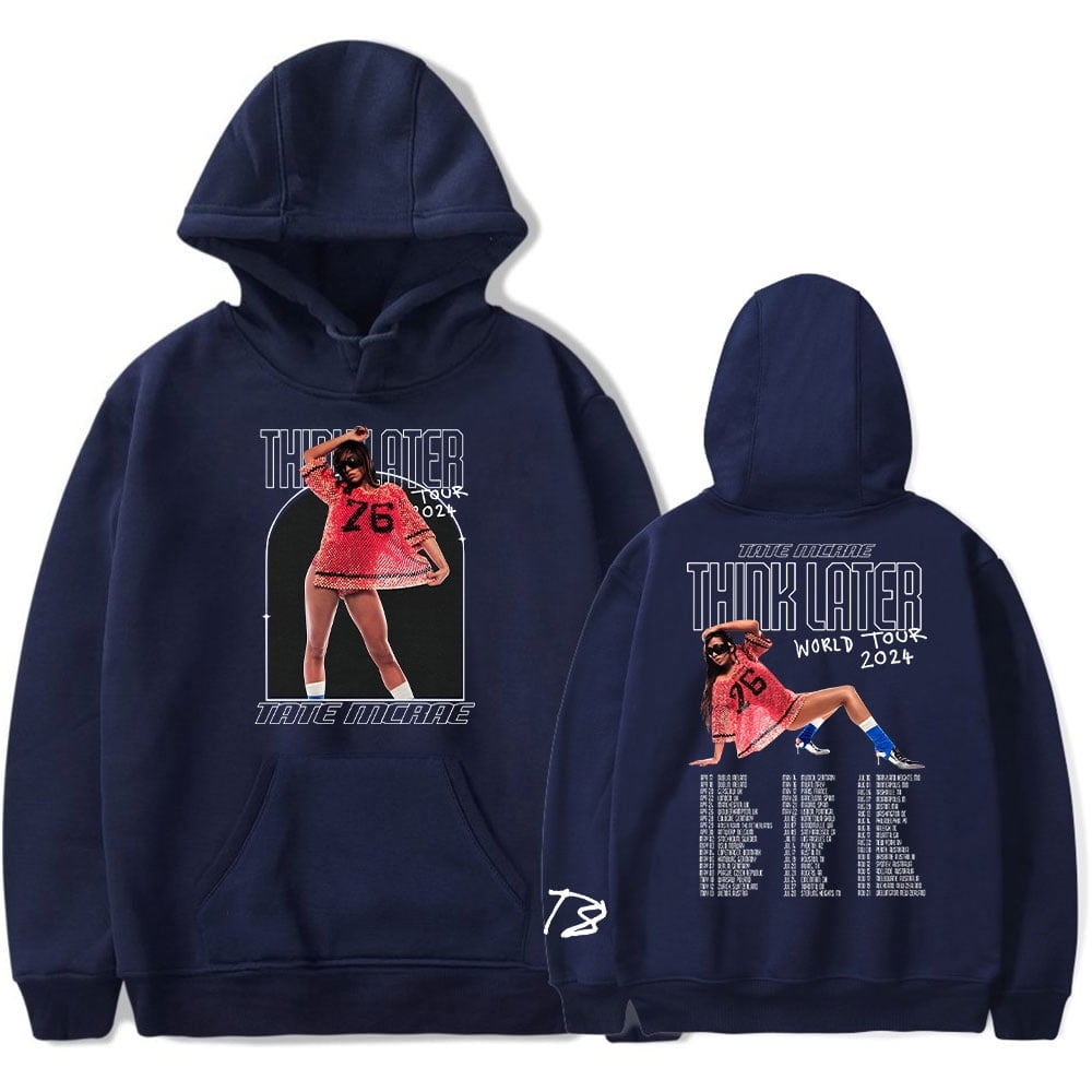 テイトマクレー TATE McRAE T8 ワールドツアー 2024 スウェット It's Ok I'm Ok Tate McRae Hoodies T8 Think Later World Tour