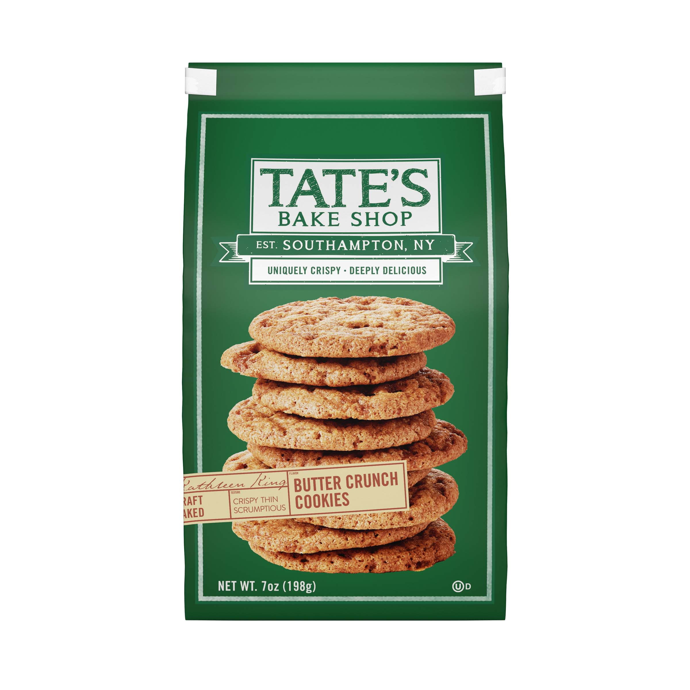 Tate's Bake Shop Butter Crunch Cookies, 7 oz