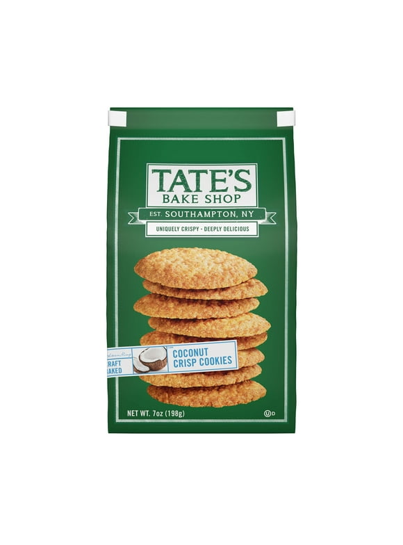 Tate's Bake Shop Coconut Crisp Cookies, 7 oz