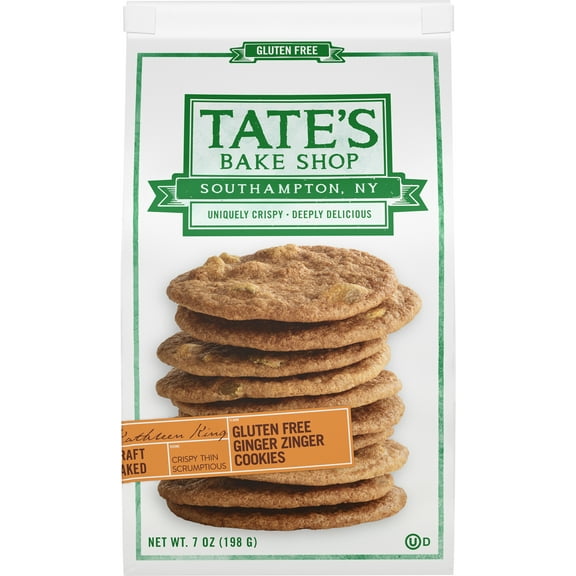 Tate'S Bake Shop Ginger Zinger Cookies, 7 Oz.