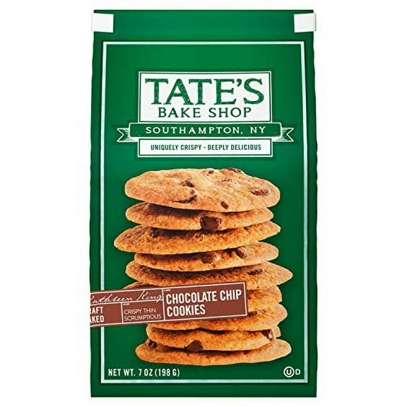 Tate's Bake Shop Cookies Chocolate Chip - 7 oz Pack of 2