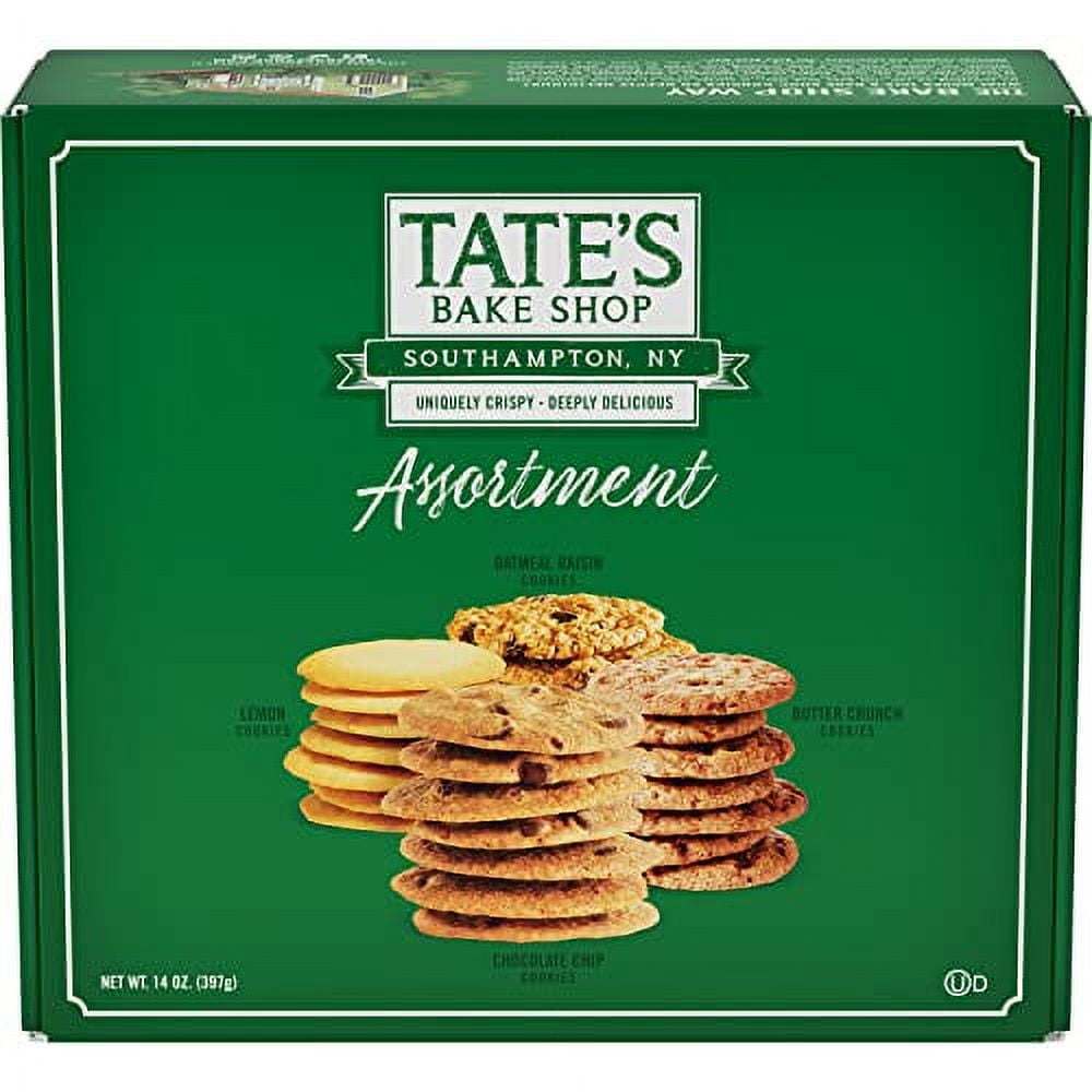 Tate's Bake Shop Cookies Gift Box, Chocolate Chip, Oatmeal Raisin