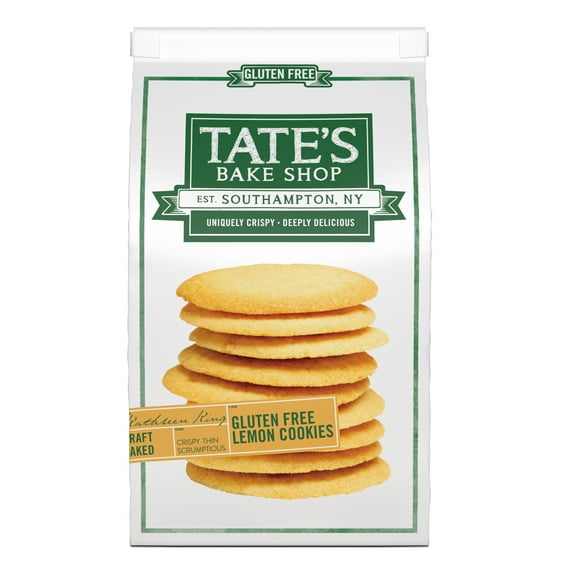 Tate's Bake Shop Gluten Free Lemon Cookies, Gluten Free Cookies, 7 oz