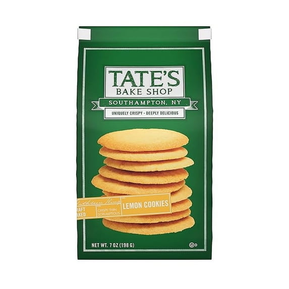 Tate's Bake Shop Lemon Cookies, 7 oz ( Pack of 2 )