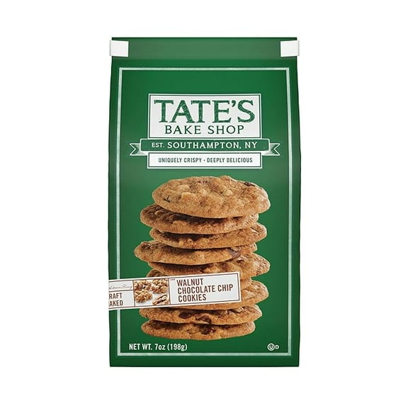 Tate's Bake Shop Walnut Chocolate Chip Cookies, 7 oz