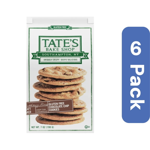 Tate's Cookies Chocolate Chip Gluten Free 7 oz (Pack Of 6)
