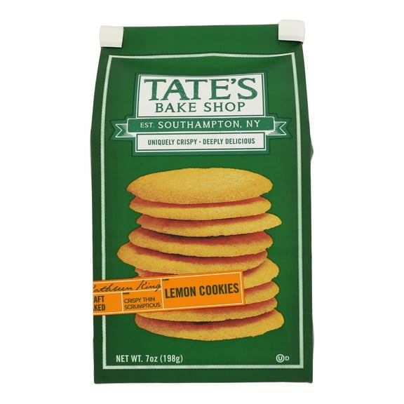 Tate's Cookies Lemon 7 oz (Pack Of 6)