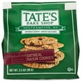thumbnail image 1 of Tate's Oatmeal Raisin Cookies 3.5 oz (Pack of 12), 1 of 3