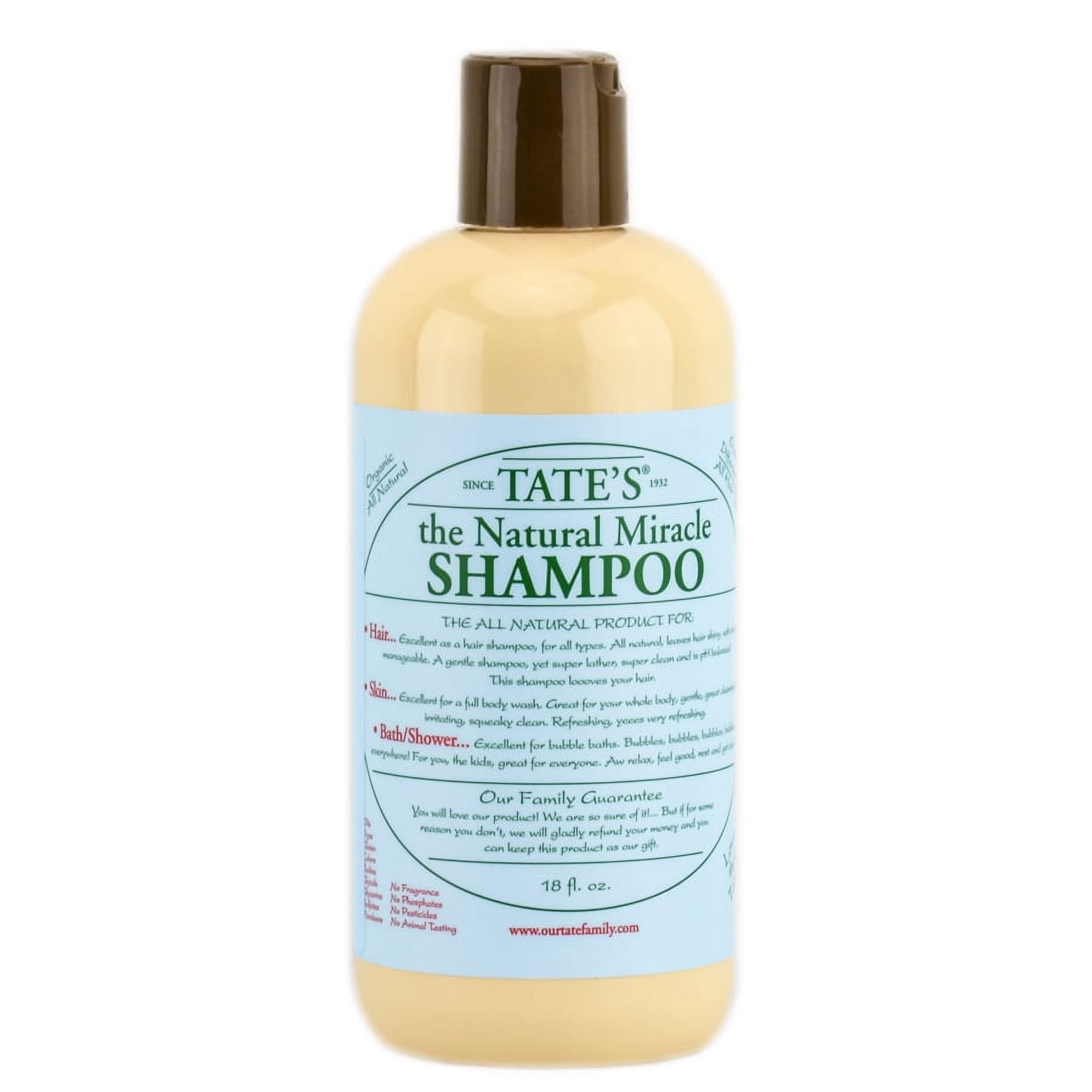 Tate's The Natural Miracle Shampoo (Size : 18 oz)