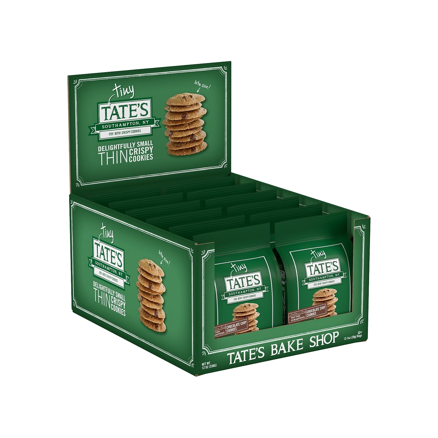 Tates Bake Shop Tiny Tate's Chocolate Chip Cookies 1 oz. 24/Carton (TBS00164)