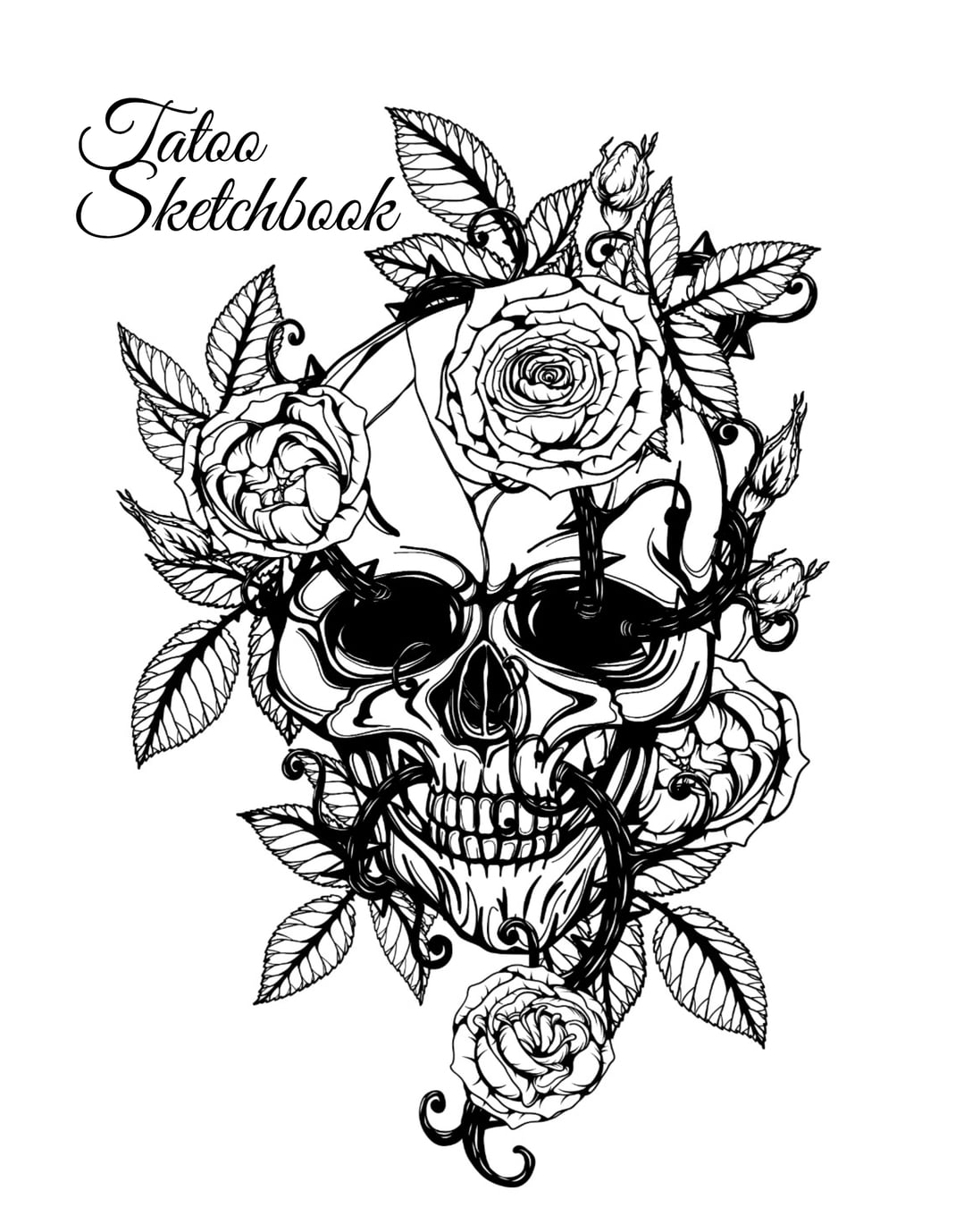 Tattoo Sketchbook: Tattoo Art Drawing Notebook Sketch Book (Paperback)