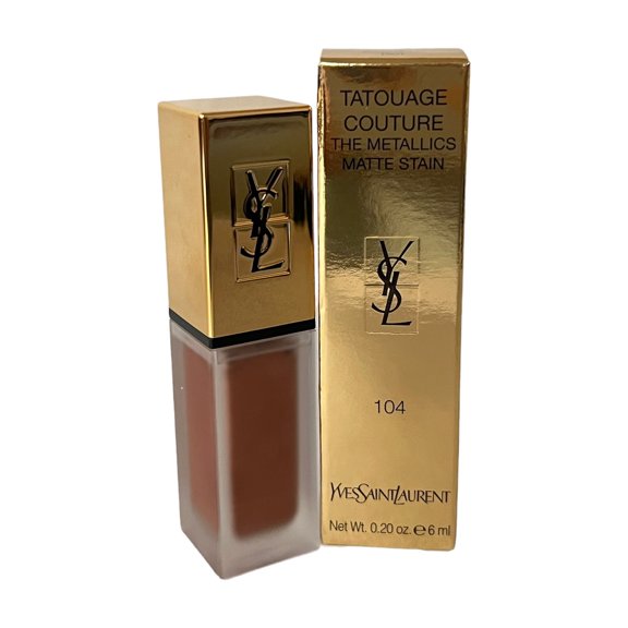 Tatouage Couture Metallics Liquid Matte Lip Stain/0.2 oz. 104 Rose Gold Riot