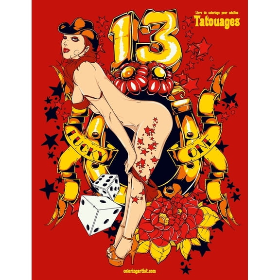 Tatouages Livre de coloriage pour adultes Tatouages, Book 1, (Paperback)