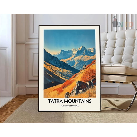 Tatra Mountains Alpine Poster Unframed Paper Print