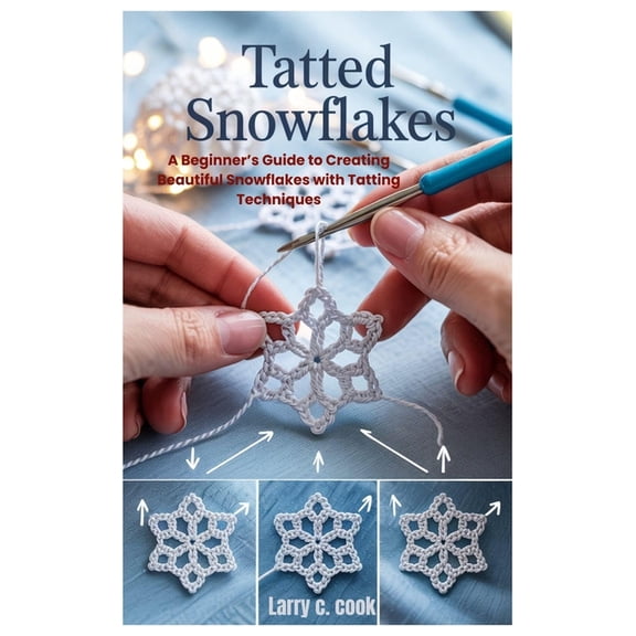 Tatted Snowflakes: A Beginner's Guide to Creating Beautiful Snowflakes with Tatting Techniques, (Paperback)