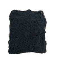 Tattered Gauze Haunting Decor - Stretchable Ghostly Fabric for Doorways Windows Scary Party Backdrop Spooky Atmosphere Creator(Black)