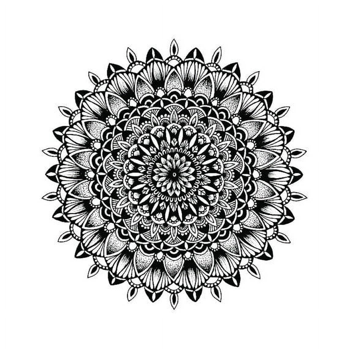 Get This Beautiful and Sensual Flower and Mandala Tattoo Design. - Etsy