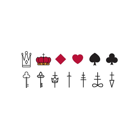 Queen of Hearts Tattoo Meaning features of the picture photo examples  sketches facts