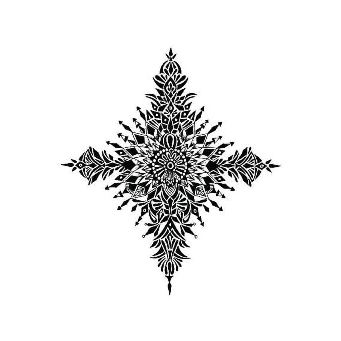 Some mandala-ish snowflakes #watercolor #watercolortattoo … | Flickr