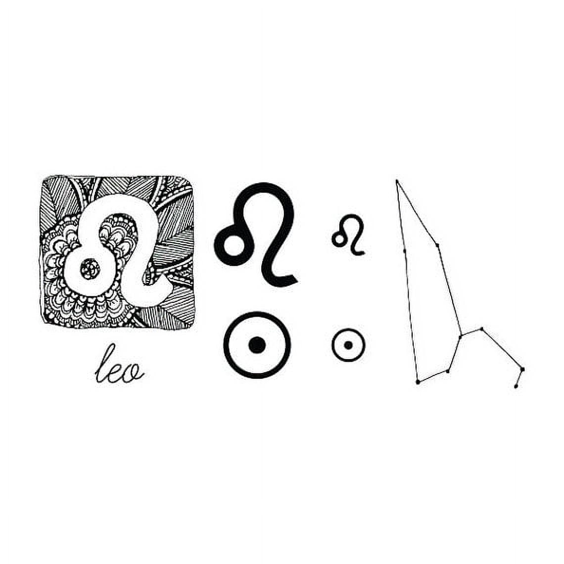 Leo Zodiac Symbol Tattoo on Wrist