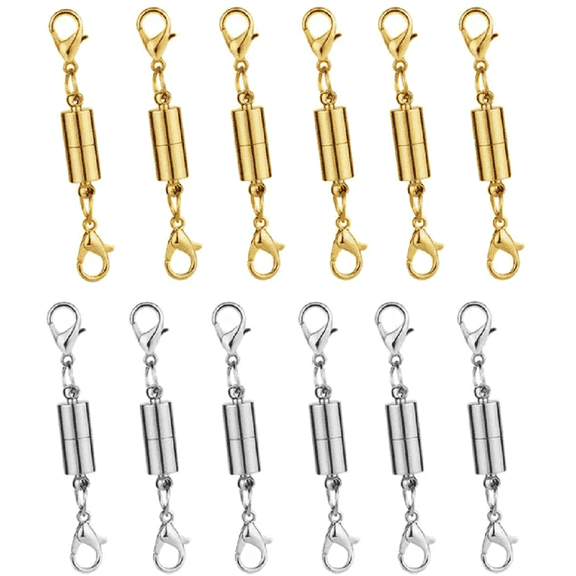 Tattom necklace buckle, bracelet buckle connector,Necklace Clasps and Closures,12 Pack