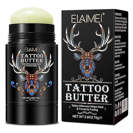 MAANI ESSENCE Tattoo Aftercare Balm,Repair Tattoo Aftercare Soothing Cream,Heals Protects New Tattoo and Color Enhancement Old Tattoos,Natural Ingredients Tattoo Balm Moisturizer & Brightener