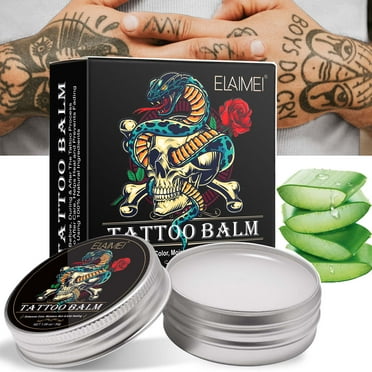 Tattoo Aftercare Balm for Old and New Tattoo,Faster Healing,Prevent Color Fading,Restores Tattoo Healthy,Natural and Safe,1.06oz