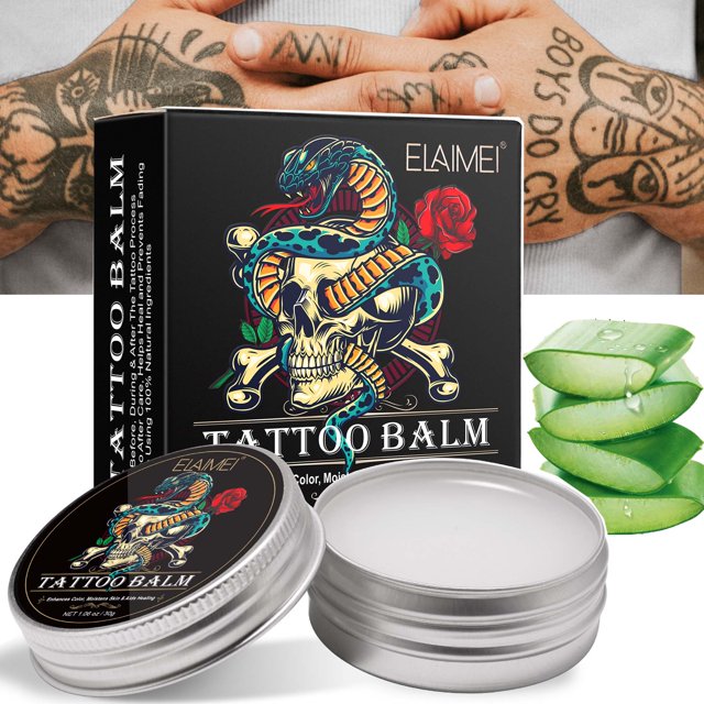 Tattoo Aftercare Balm for Old and New Tattoo,Faster Healing,Prevent