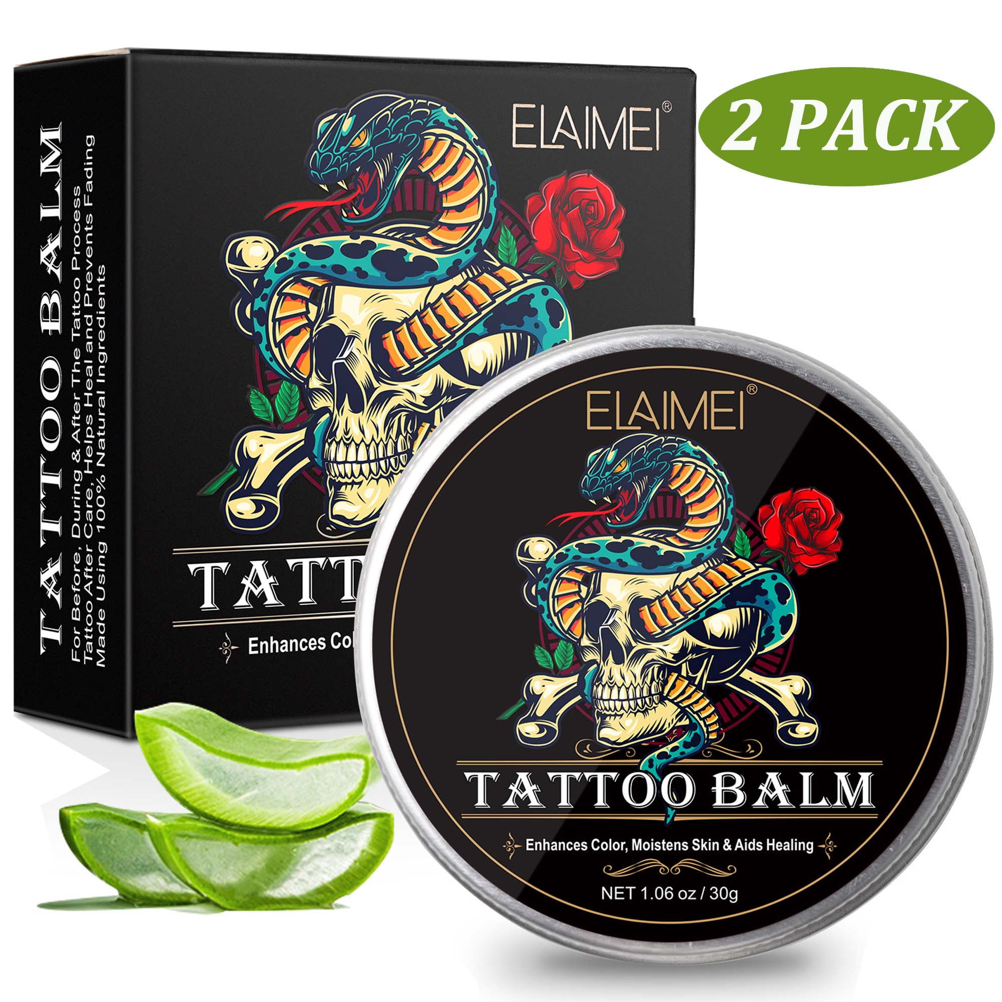 Tattoo Aftercare Balm for Old and New Tattoo,Faster Healing,Prevent