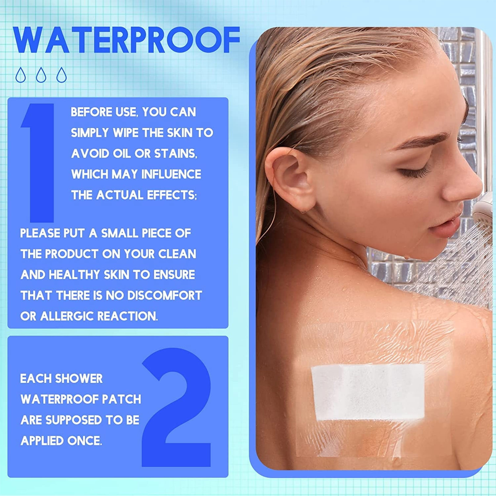 Tattoo Aftercare Bandage Roll 6in*2.2yd - Waterproof Transparent Second...