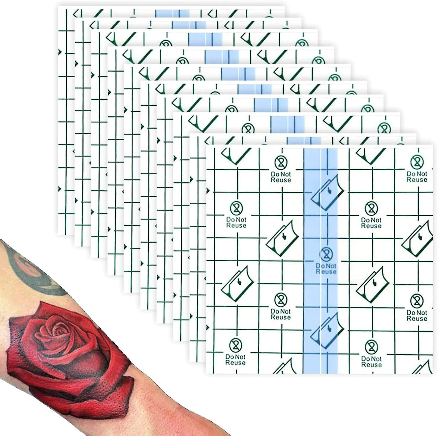 Tattoo Aftercare Bandage, Waterproof Transparent Film Dressing Second