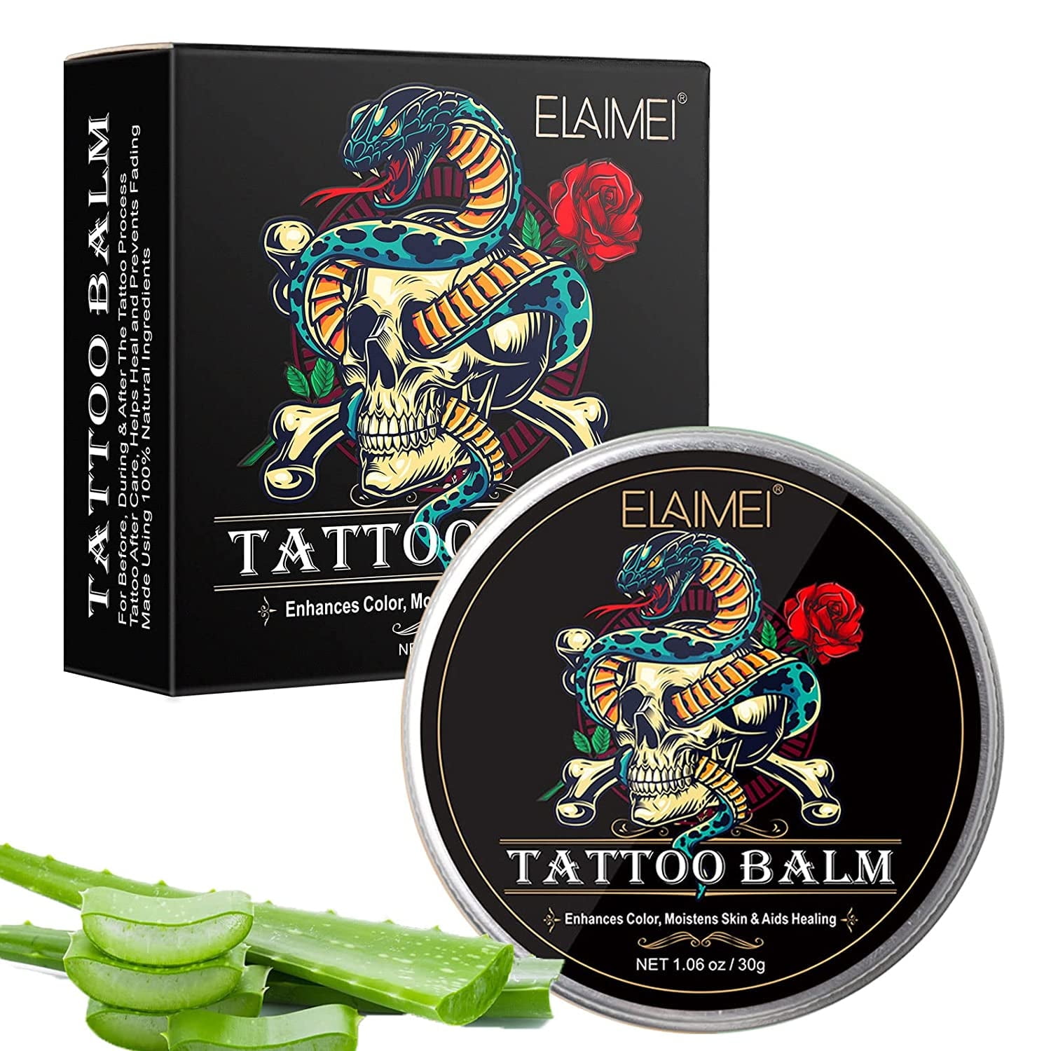 Tattoo Aftercare Butter Balm, Tattoo Care Cream Moisturize & Brighten