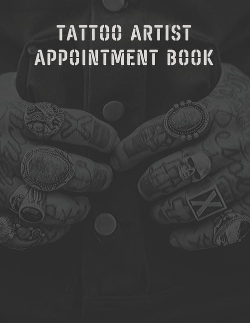 Tattoo Artist Appointment Book Yearly Undated 52Week Hourly Schedule