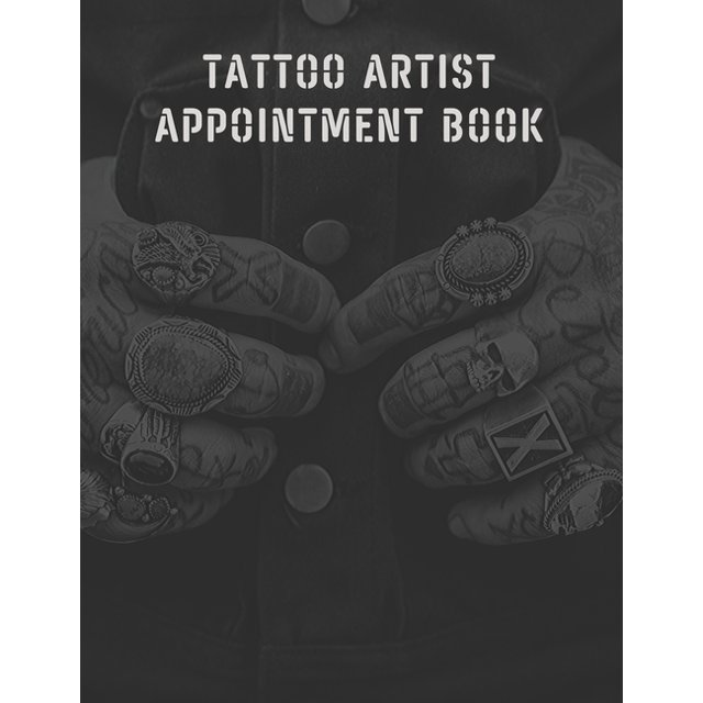 Tattoo Artist Appointment Book Yearly Undated 52Week Hourly Schedule