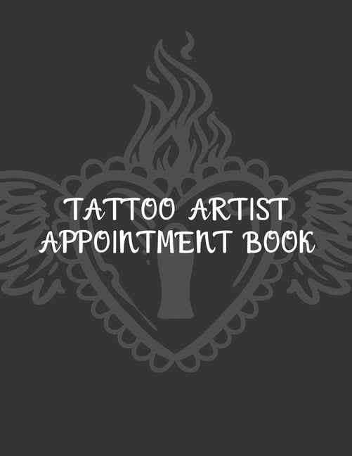 Tattoo Artist Appointment Book Yearly Undated 52Week Hourly Schedule