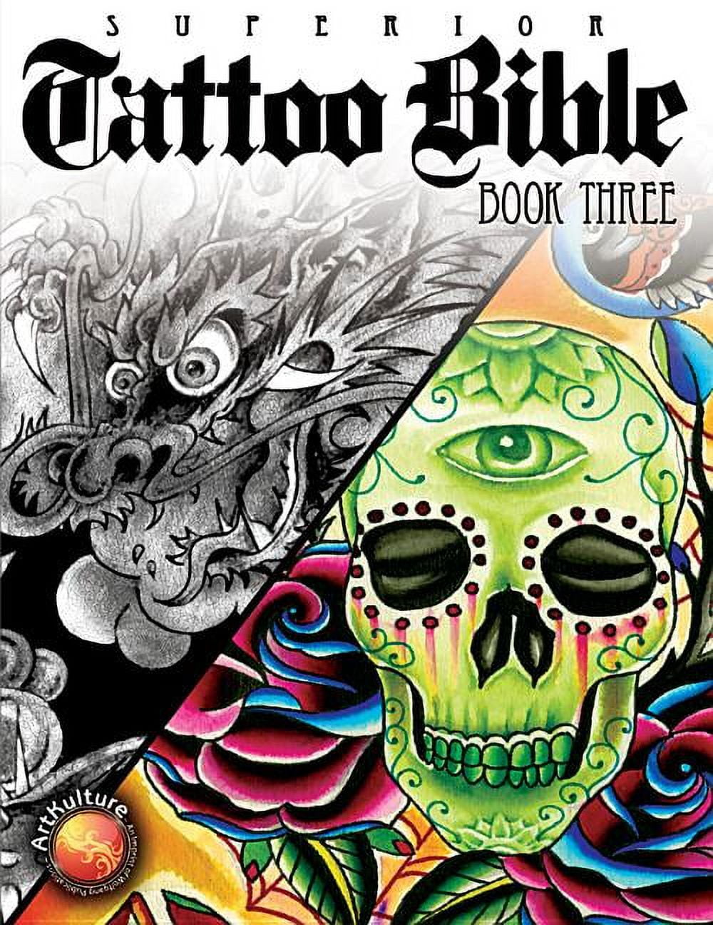 【上品】 Tattoo Bible Walmart.com - (Paperback) Three Book デザイン