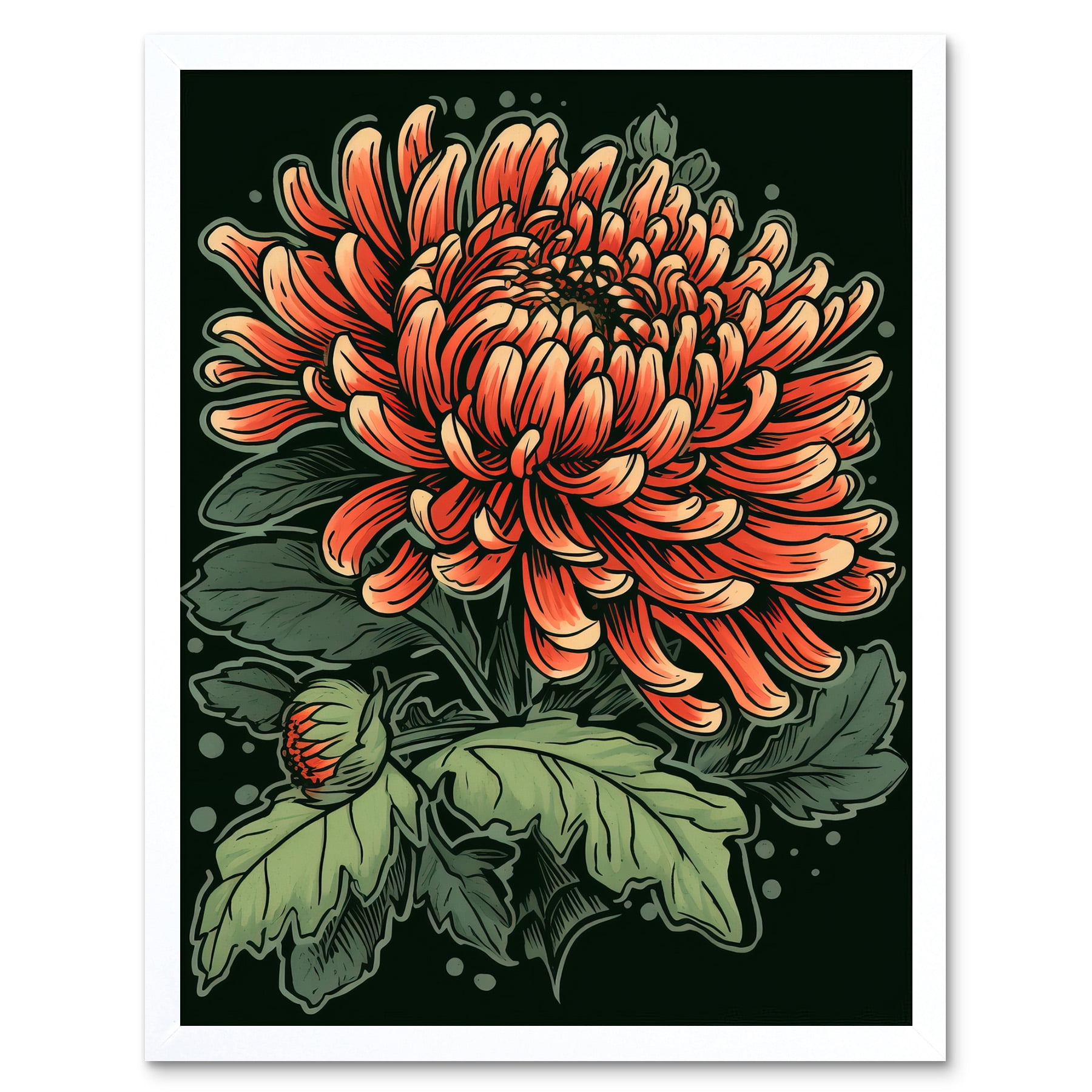 Chrysanthemum tattoo by Finley Jordan - Tattoogrid.net