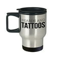 thumbnail image 1 of Tattoo Coffee Travel Mug - 14oz Stainless Steel Father's Day Gift for Dads, 1 of 4