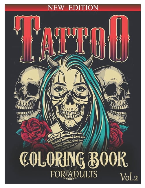 Tattoo Coloring Pages Printable Pdf For Adult  Coloringfoldercom