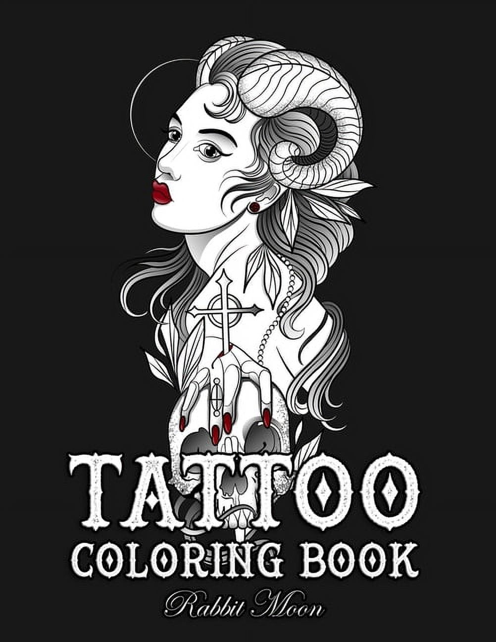 Tattoo Coloring Book: An Adult Coloring Book with Awesome, Sexy, and ...