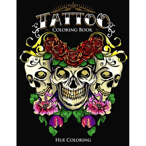 Tattoo Coloring Book, (Paperback)