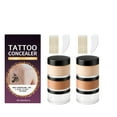 thumbnail image 1 of Tattoo Concealer, Tattoo Cover Up Makeup Waterproof Concealer, Two Color Full Coverage Concealer for Scars & Spots, Long Lasting Conceal Foundation Invisible Skin Makeup Tool,2pcs, 1 of 10