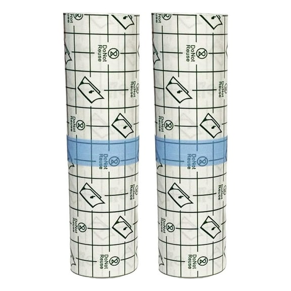 Tattoo Cover Bandage 2 Rolls - Clear Waterproof Second Skin Protection, Breathable Adhesive Film for New Tattoos, Swimming, Showering & Wound Care, Tattoo Aftercare Supplies