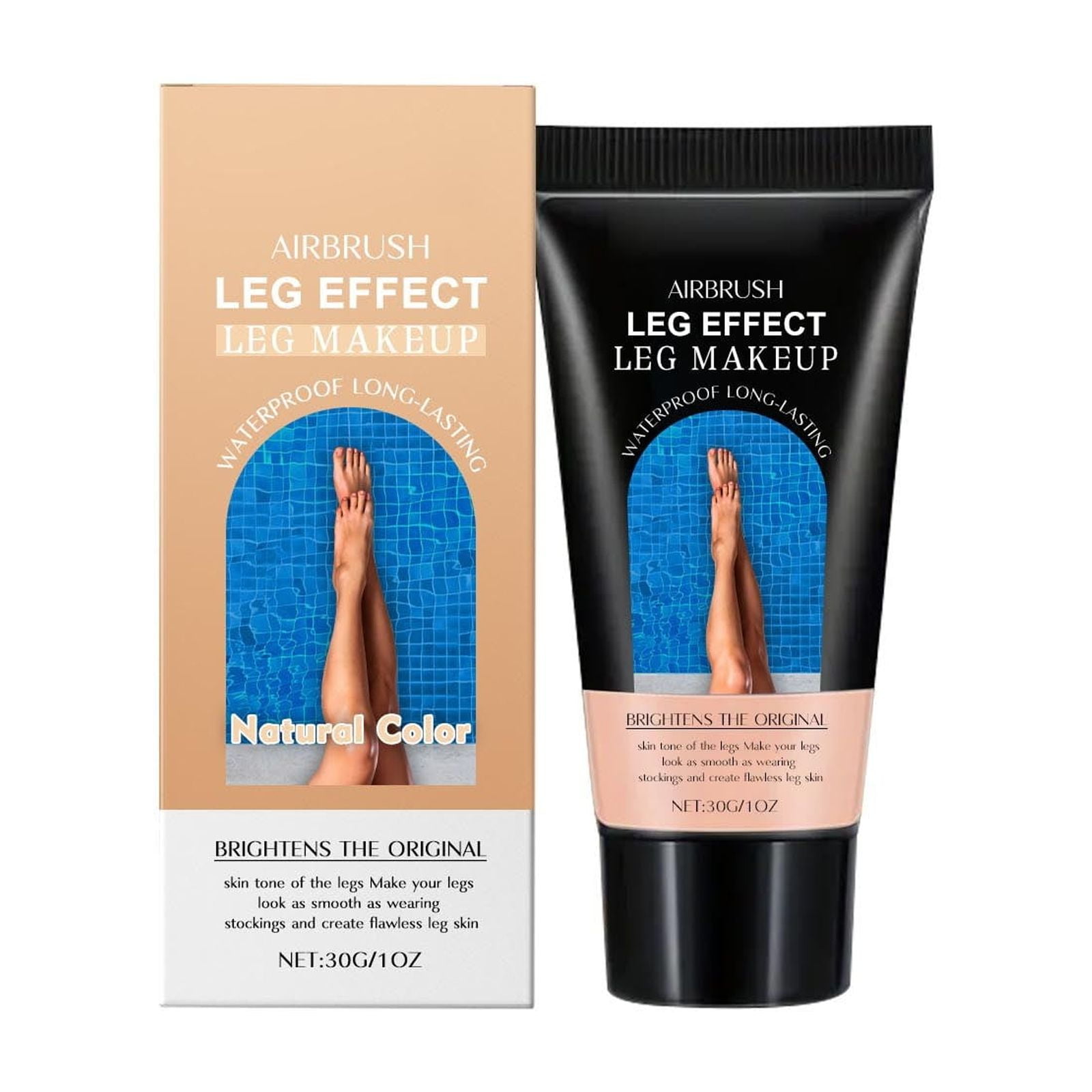 Leg Foundation Tattoo Cover Makeup Waterproof Leg Foundation Smudge-Resistant For ...