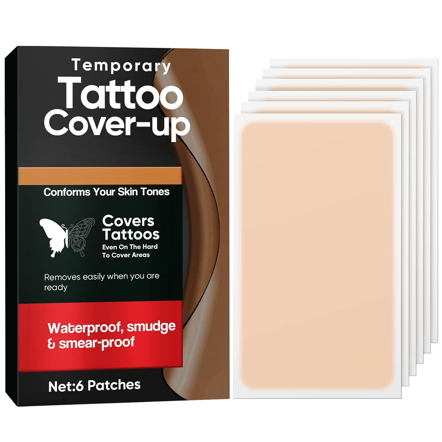 Hide Ink Temporary Tattoo Cover Up - LIGHT COMBO (6-Pack) – Tatjacket